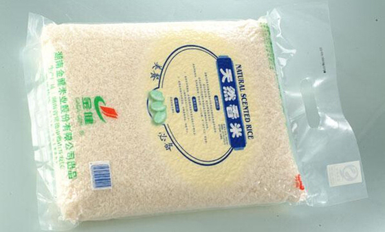 Custom Printing  Vacuum Packaging Bags / transparent Vacuum Rice Bag / 5kg