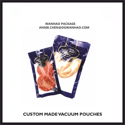 Custom Printed Vacuum Pouches, High Barrier Vacuum Packaging Bags